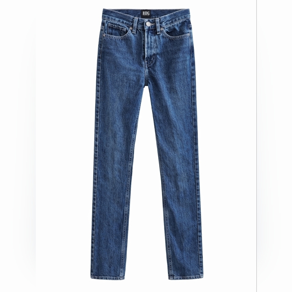 BDG Urban Outfitters Y2K Straight Leg Jeans Button Fly Size 24